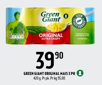 Coop Prix Green giant original mais 3 pk tilbud