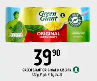 Coop Prix Green giant original mais 3 pk tilbud