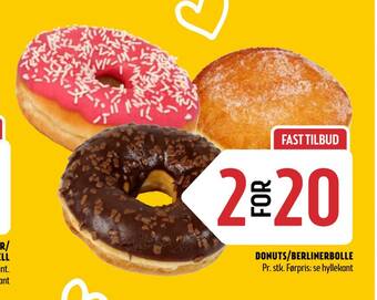 Coop Prix Donuts/berlinerbolle tilbud