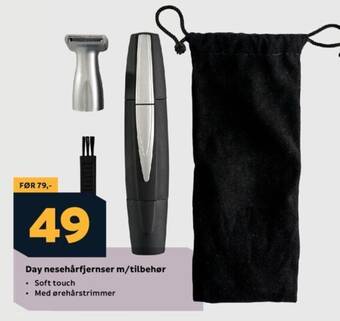 Megaflis Day nesehårfjernser m/tilbehør tilbud