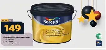 Megaflis Nordsjø Original Grunning Vegg & Tak tilbud