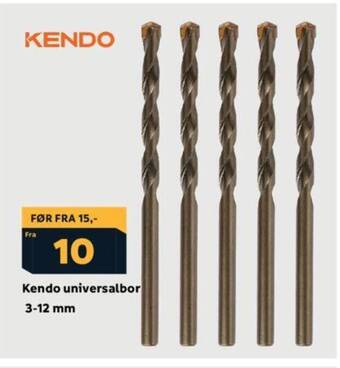 Megaflis Kendo universalbor 3-12 mm tilbud