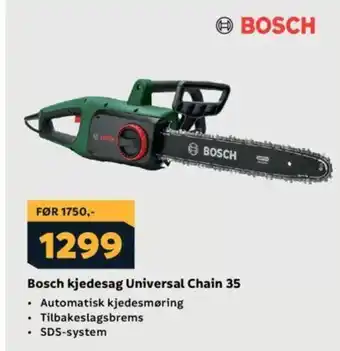 Megaflis Bosch kjedesag Universal Chain 35 tilbud