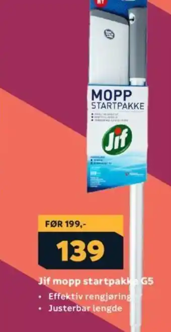 Jif mopp startpakke G5