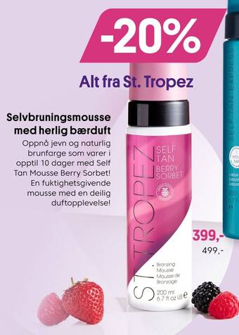 VITA Self tan mousse berry sorbet tilbud