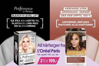 VITA All hårfarger fra l'oréal paris tilbud