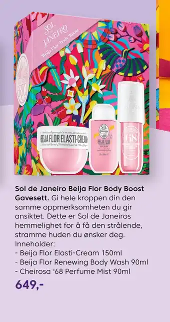 VITA Sol de janeiro beija flor body boost gavesett tilbud