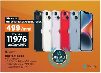POWER Iphone 14 128 gb tilbud