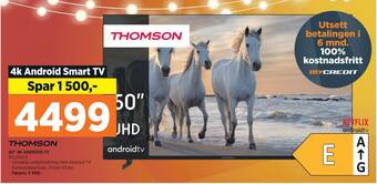 POWER Thomson 50 4k android tv 50ua5s13 tilbud