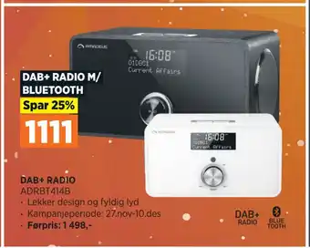 POWER Dab+ radio tilbud