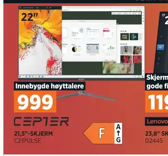 POWER Cepter 21,5-skjerm tilbud