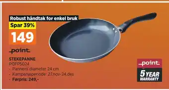POWER Stekepanne tilbud