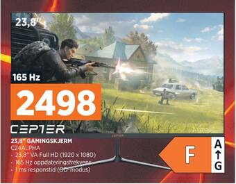 POWER Cepter 23,8 gamingskjerm tilbud