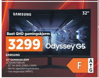 POWER Samsung 32 gamingskjerm tilbud