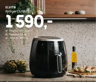 ELON Elvita airfryer clf5520s tilbud