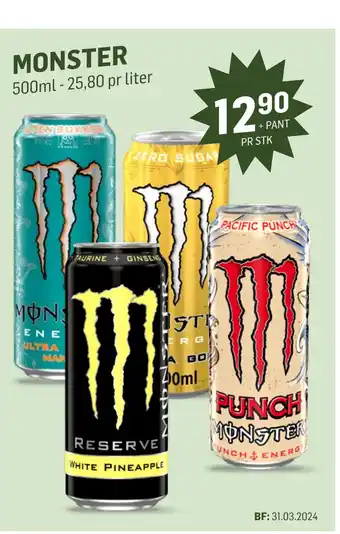 Holdbart Monster tilbud