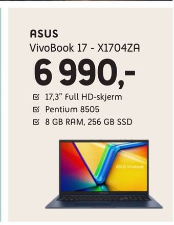 ELON Asus vivobook 17 - x1704za tilbud