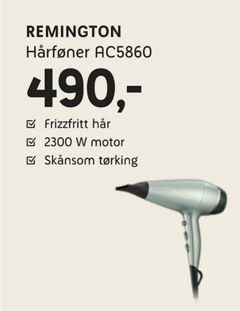 ELON Remington hårføner ac5860 tilbud