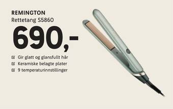 ELON Remington rettetang s5860 tilbud