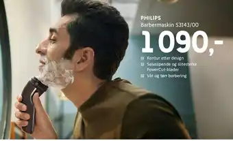 ELON Philips barbermaskin s3143/00 tilbud