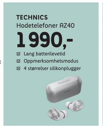 ELON Technics hodetelefoner az40 tilbud