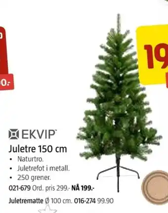 Jula Juletre 150 cm tilbud