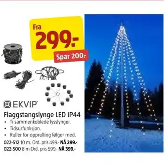 Jula Flaggstangslynge LED IP44 tilbud