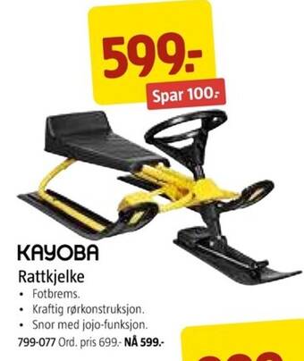 Jula KAYOBA Rattkjelke tilbud