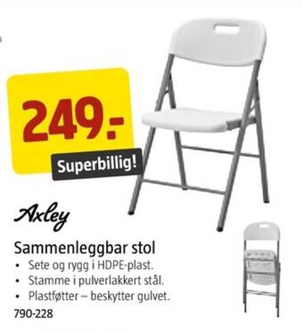 Jula Sammenleggbar stol tilbud