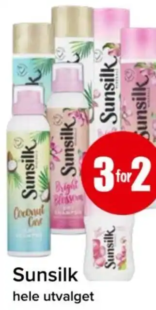 Spar Sunsilk tilbud