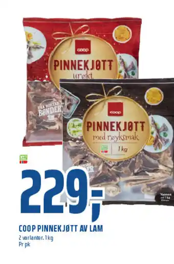 Coop Obs COOP PINNEKJØTT AV LAM tilbud