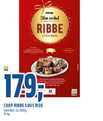 Coop Obs COOP RIBBE SOUS VIDE tilbud