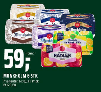 Coop Obs MUNKHOLM 6 STK tilbud