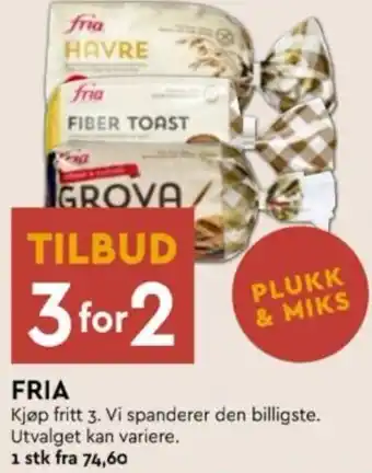 Coop Mega FRIA tilbud