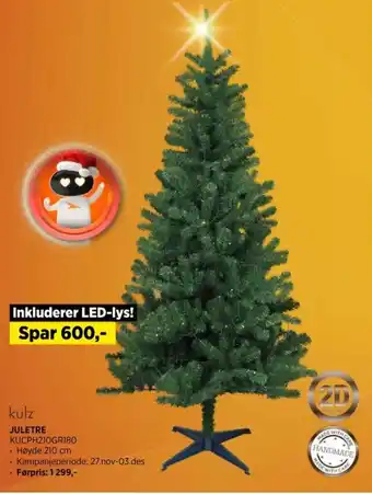 POWER JULETRE KUCPH210GR180 tilbud