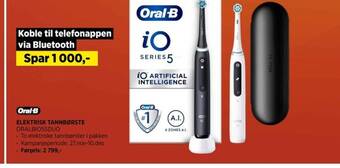 POWER Oral B ELEKTRISK TANNBØRSTE tilbud