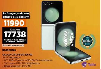 POWER SAMSUNG GALAZY Z FLIPS 5G 256 GB SMF731BLGGEUB tilbud