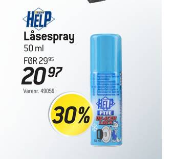 Thansen Låsespray tilbud