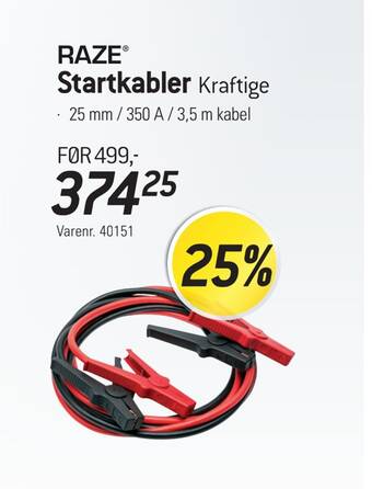 Thansen Startkabler tilbud