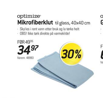 Thansen Mikrofiberklut tilbud