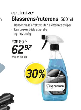 Thansen Glassrens/ruterens tilbud