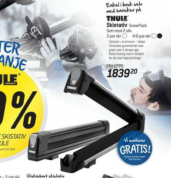 Thansen Skistativ tilbud