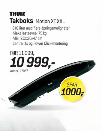 Thansen Takboks tilbud