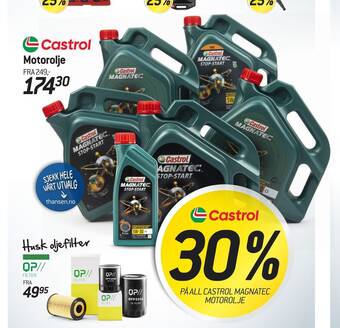 Thansen Motorolje tilbud