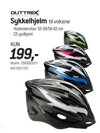 Thansen Sykkelhjelm tilbud