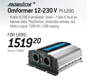 Thansen Omformer 12-230 v tilbud