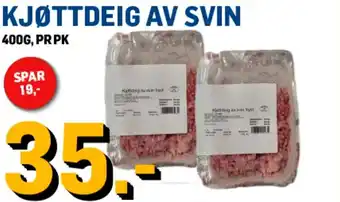 Price Lagerbutikk KJØTTDEIG AV SVIN tilbud