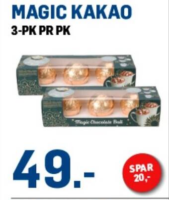 Price Lagerbutikk MAGIC KAKAO 3-PK tilbud