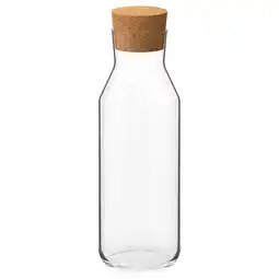IKEA Ikea 365+ karaffel med kork, klart glass/kork, 1 l tilbud