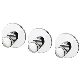IKEA Skoghall knagg, selvklebende, forkrommet tilbud
